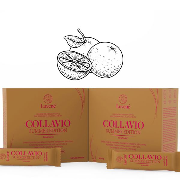 Kolagen drink Collavio Summer Edition pomeranč - balení 2 kusů